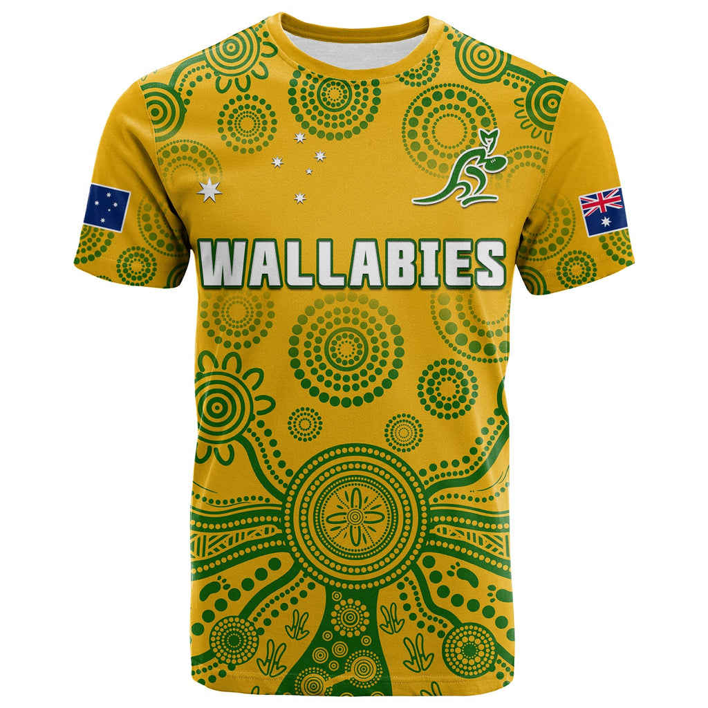 custom-text-and-number-australia-2022-rugby-t-shirt-wallabies-aboriginal-yellow-style