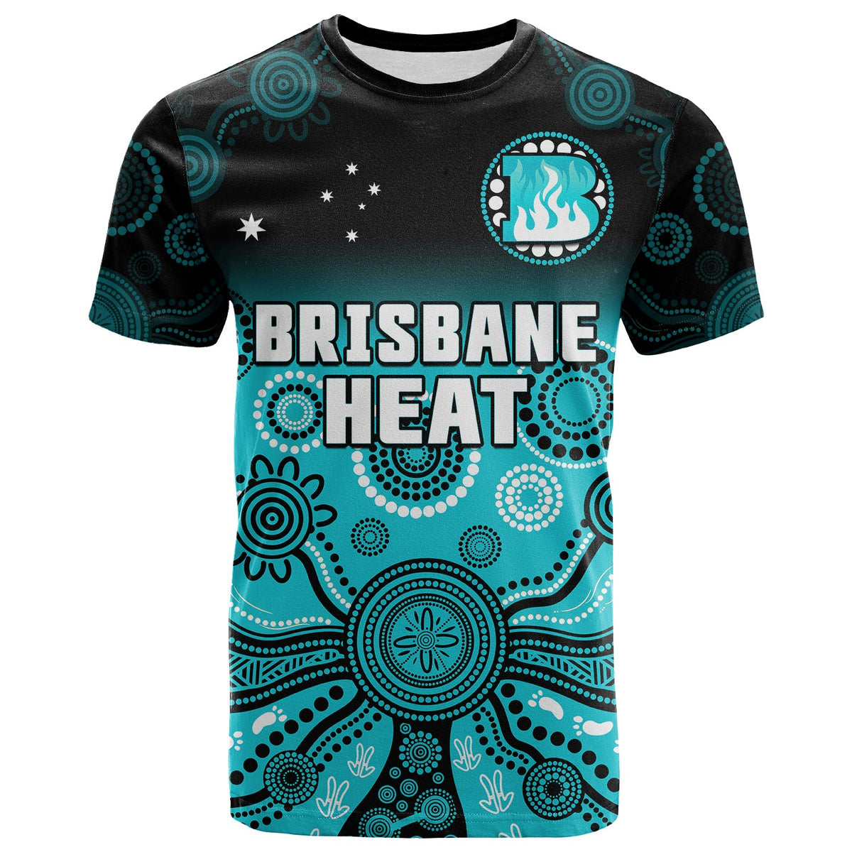 brisbane-heat-t-shirt-gradient-aboriginal-dot-painting