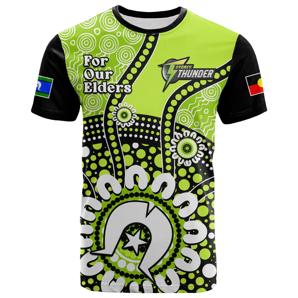 custom-text-and-number-sydney-thunder-naidoc-2023-t-shirt-indigenous-for-our-elders