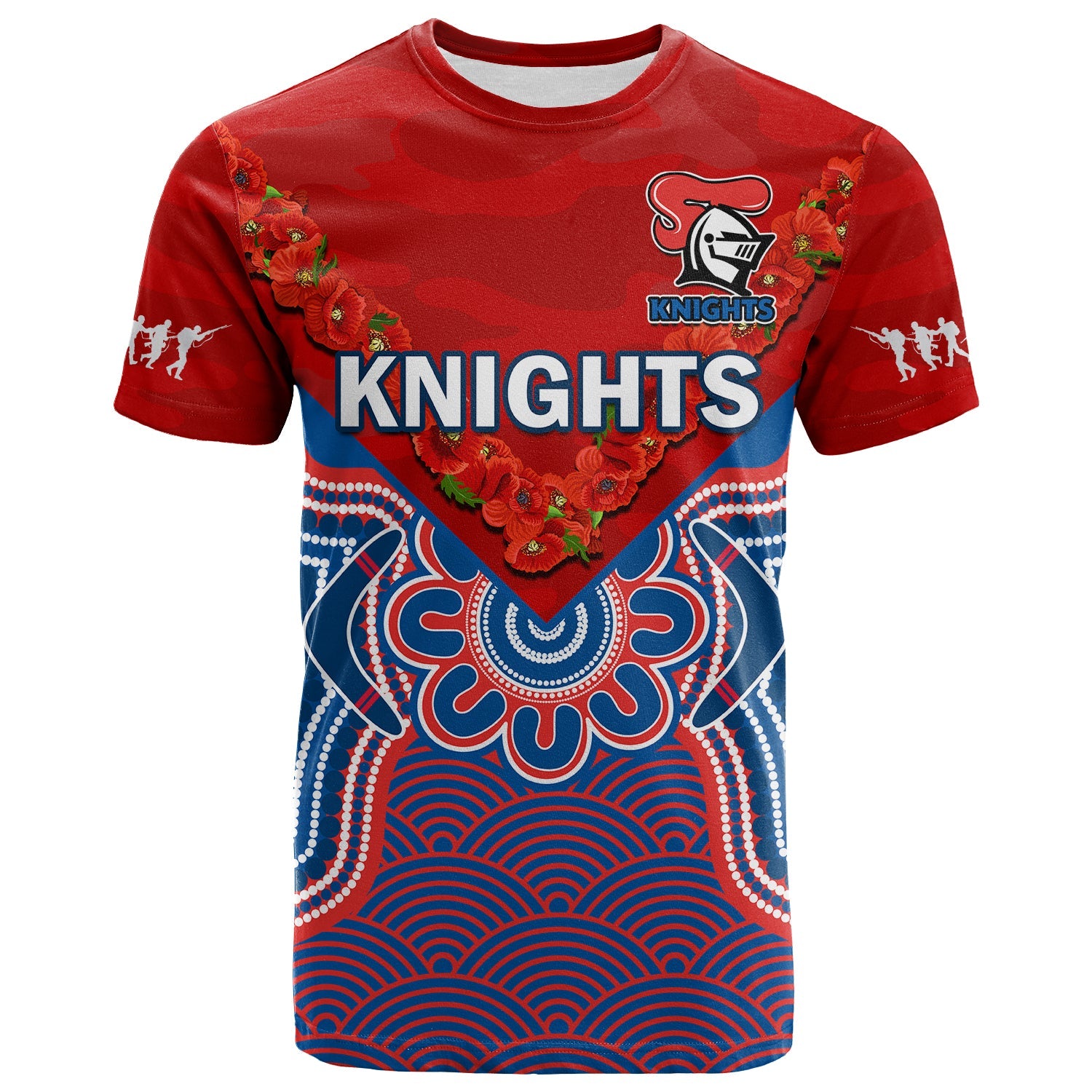 custom-text-and-number-knights-anzac-2023-t-shirt-camouflage-poppy-mix-aboriginal
