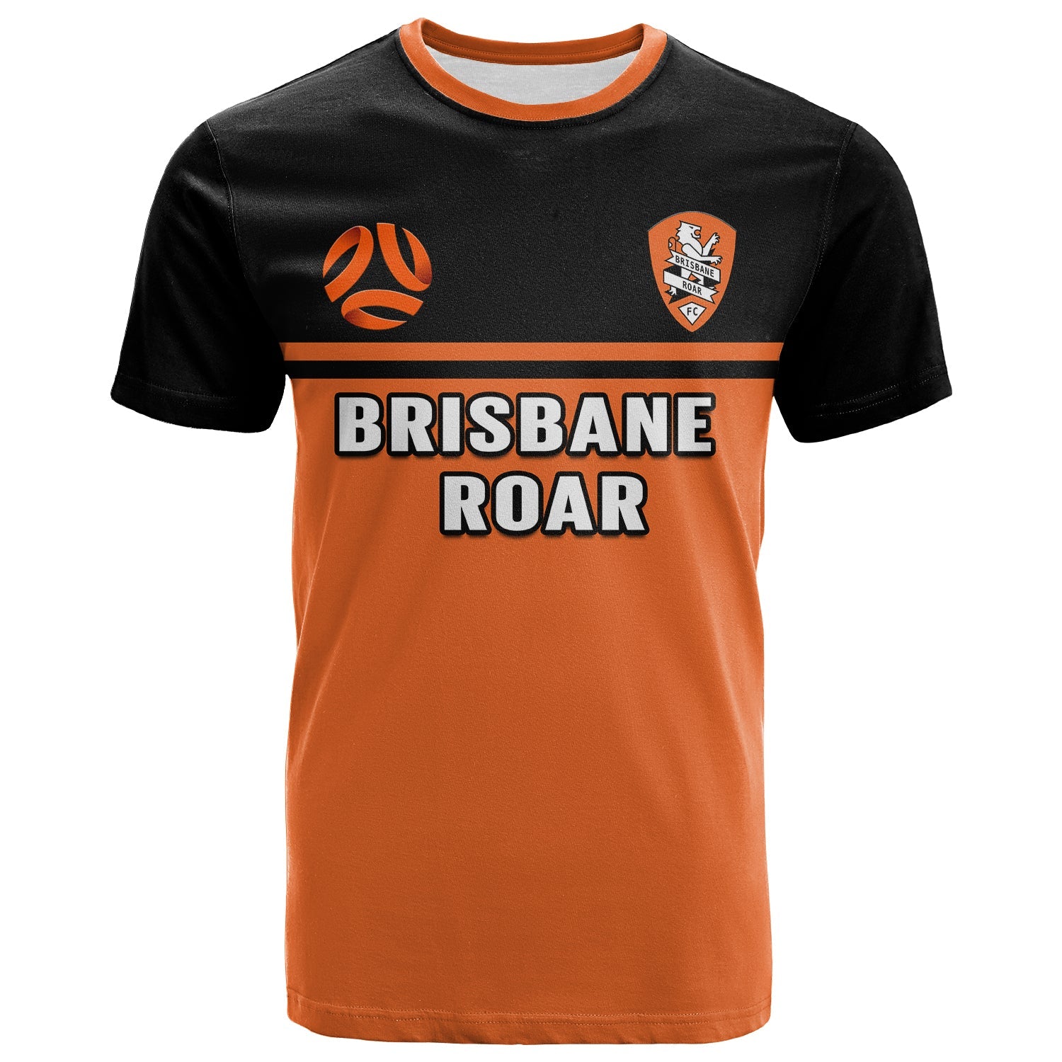 brisbane-roar-football-t-shirt-go-lions-simple-style