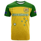 custom-text-and-number-australia-soccer-t-shirt-socceroos-dots-kangaroo-simple-style