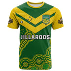 custom-text-and-number-australia-rugby-t-shirt-jillaroos-champions-indigenous-green-style