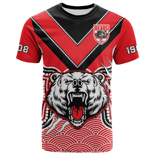 custom-text-and-number-north-sydney-rugby-t-shirt-bears-1908-indigenous-pattern