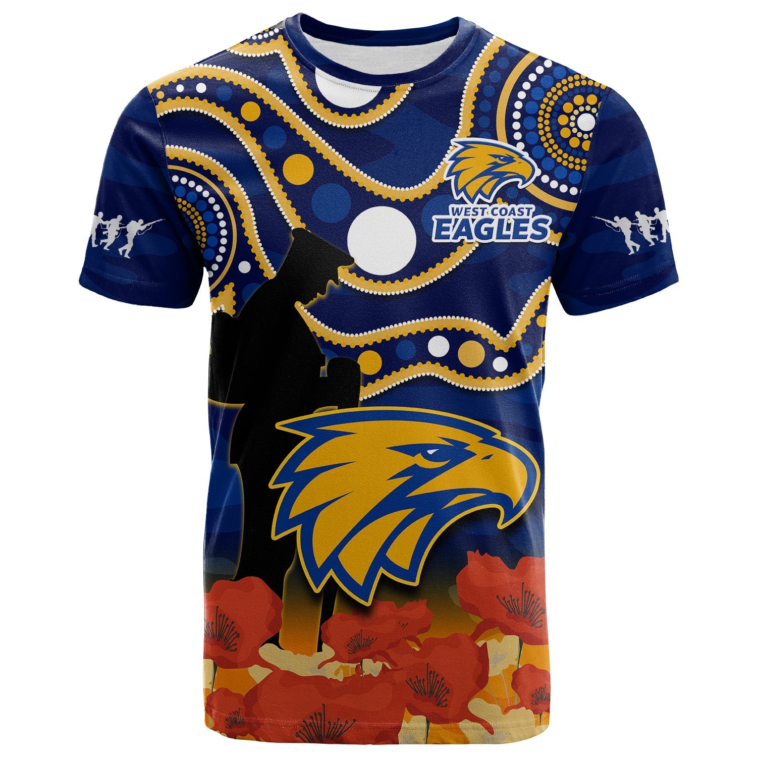 custom-text-and-number-eagles-football-anzac-2023-t-shirt-west-coast-indigenous-mix-poppy-camouflage