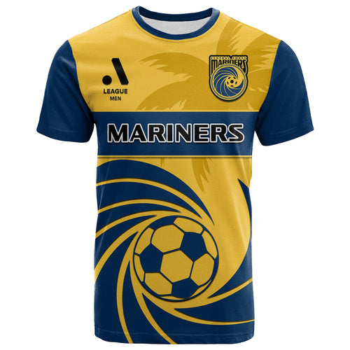 central-coast-football-t-shirt-a-league-men-mariners-2004-palm-tree-simple-style