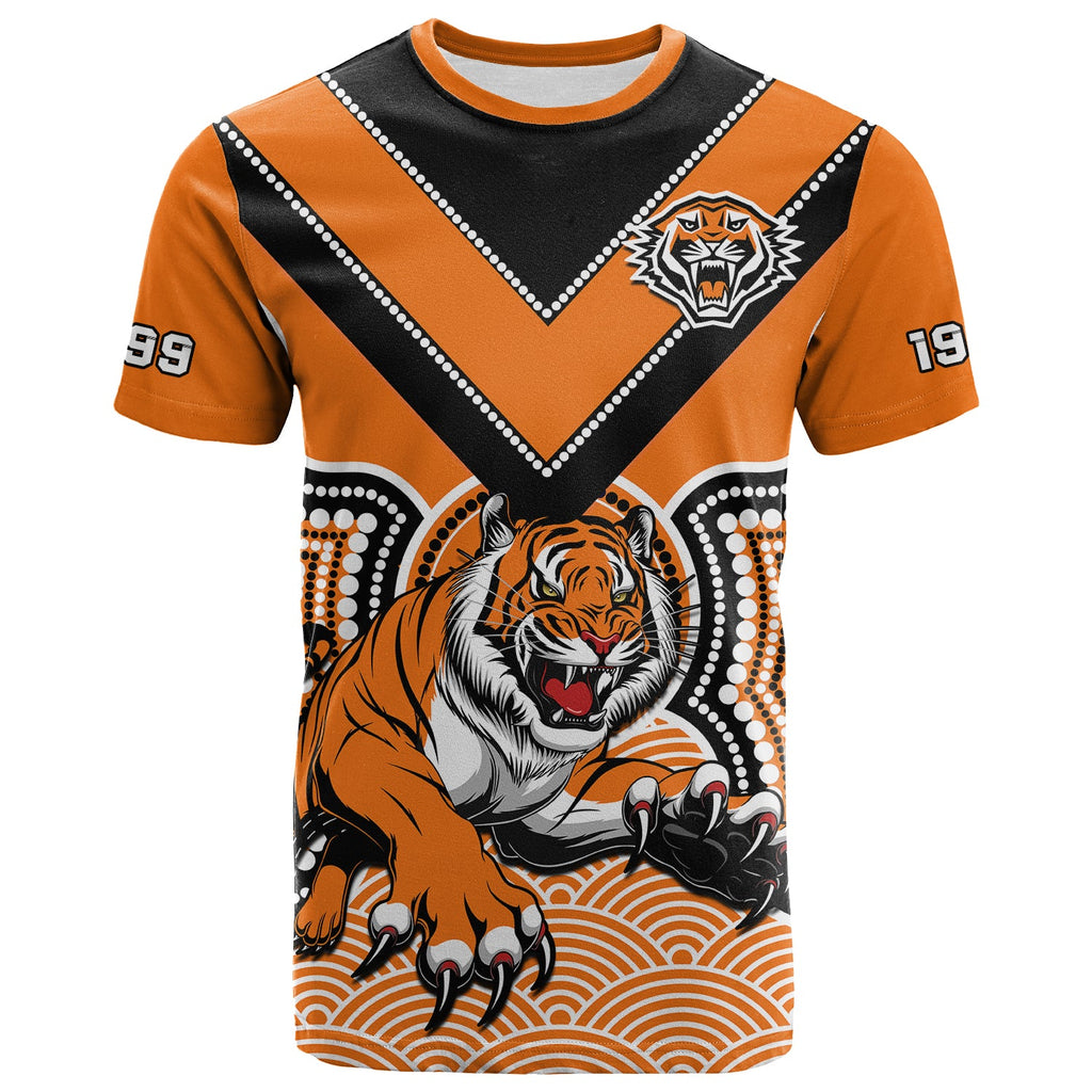 custom-text-and-number-wests-tigers-rugby-t-shirt-indigenous-artsy
