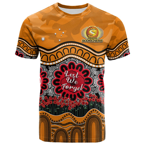 custom-text-and-number-perth-scorchers-cricket-anzac-t-shirt-poppy-aboriginal-camouflage