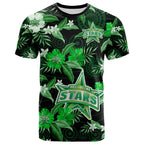 custom-text-and-number-melbourne-stars-cricket-t-shirt-aboriginal-art-mix-tropical-flowers