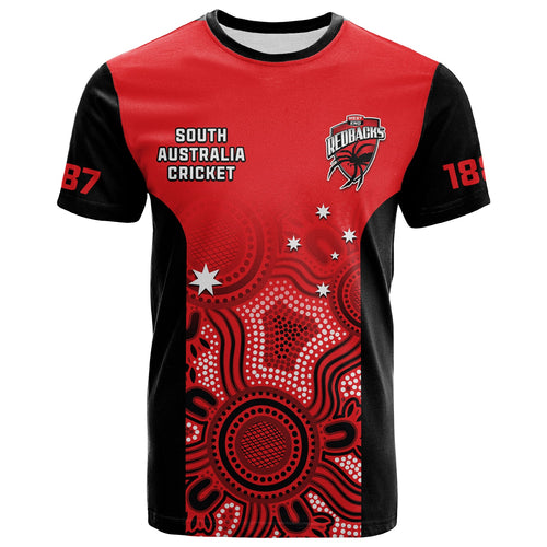 south-australia-cricket-2023-t-shirt-west-end-redbacks-sheffield-shield-indigenous