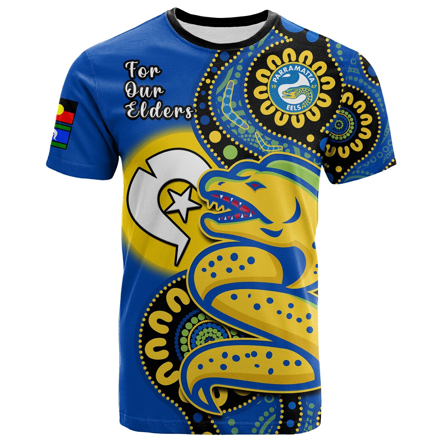 custom-text-and-number-eels-rugby-naidoc-2023-t-shirt-for-our-elders-aboriginal