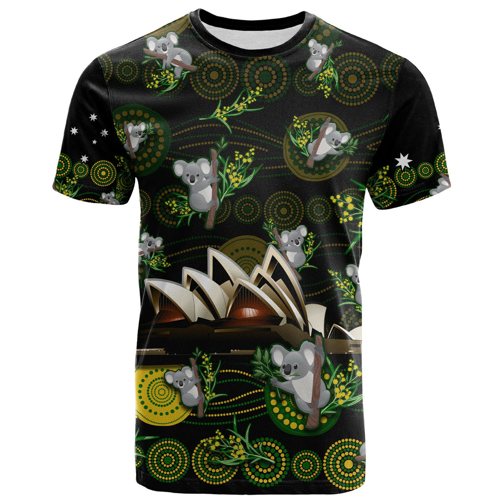 custom-personalised-australia-t-shirt-aboriginal-golden-wattle-mix-koala-and-sydney-opera-house