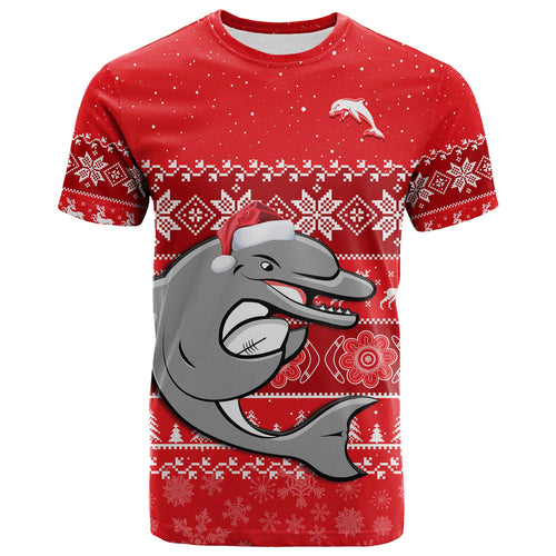 custom-personalised-dolphins-rugby-t-shirt-indigenous-merry-christmas