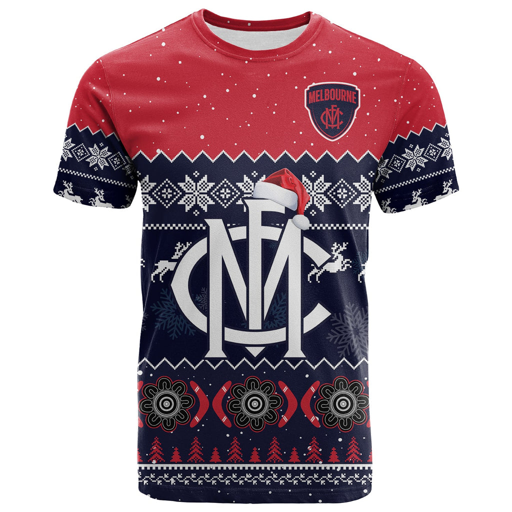 melbourne-football-t-shirt-demons-indigenous-merry-christmas