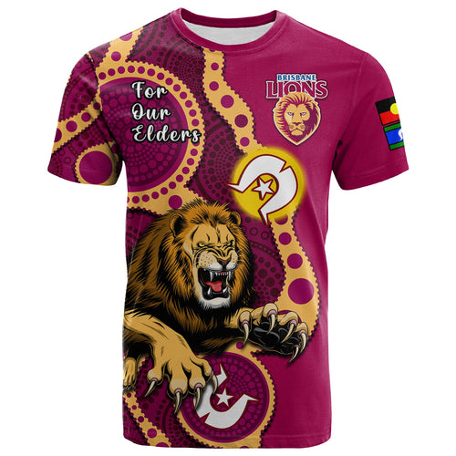 brisbane-lions-football-naidoc-2023-t-shirt-for-our-elders-indigenous-art