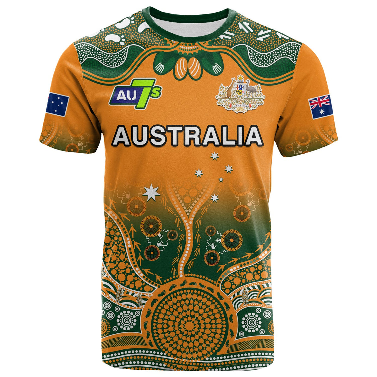 custom-text-and-number-australia-rugby-t-shirt-aussie-sevens-original-indigenous