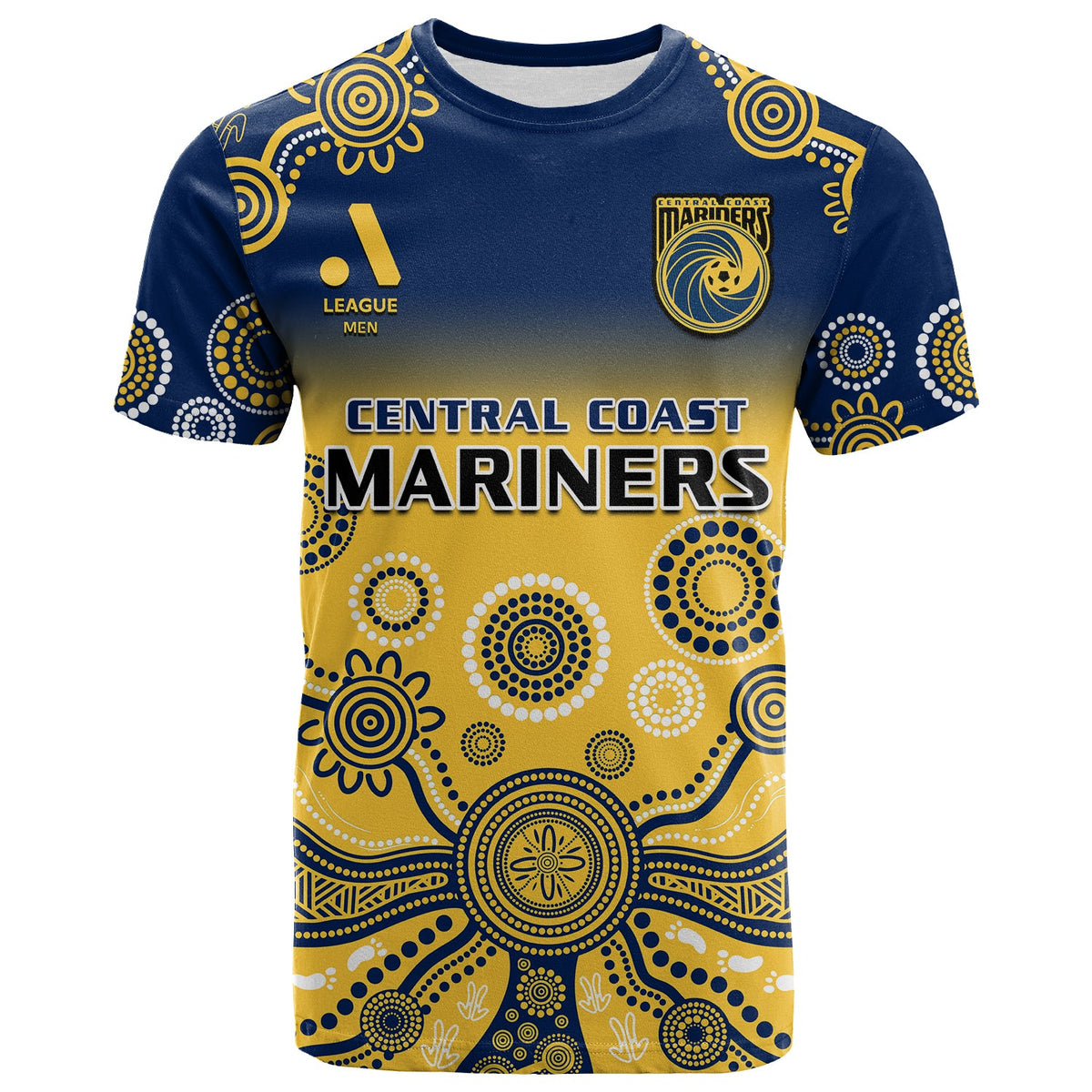 custom-text-and-number-central-coast-football-t-shirt-a-league-men-mariners-2004-indigenous-gradient-style
