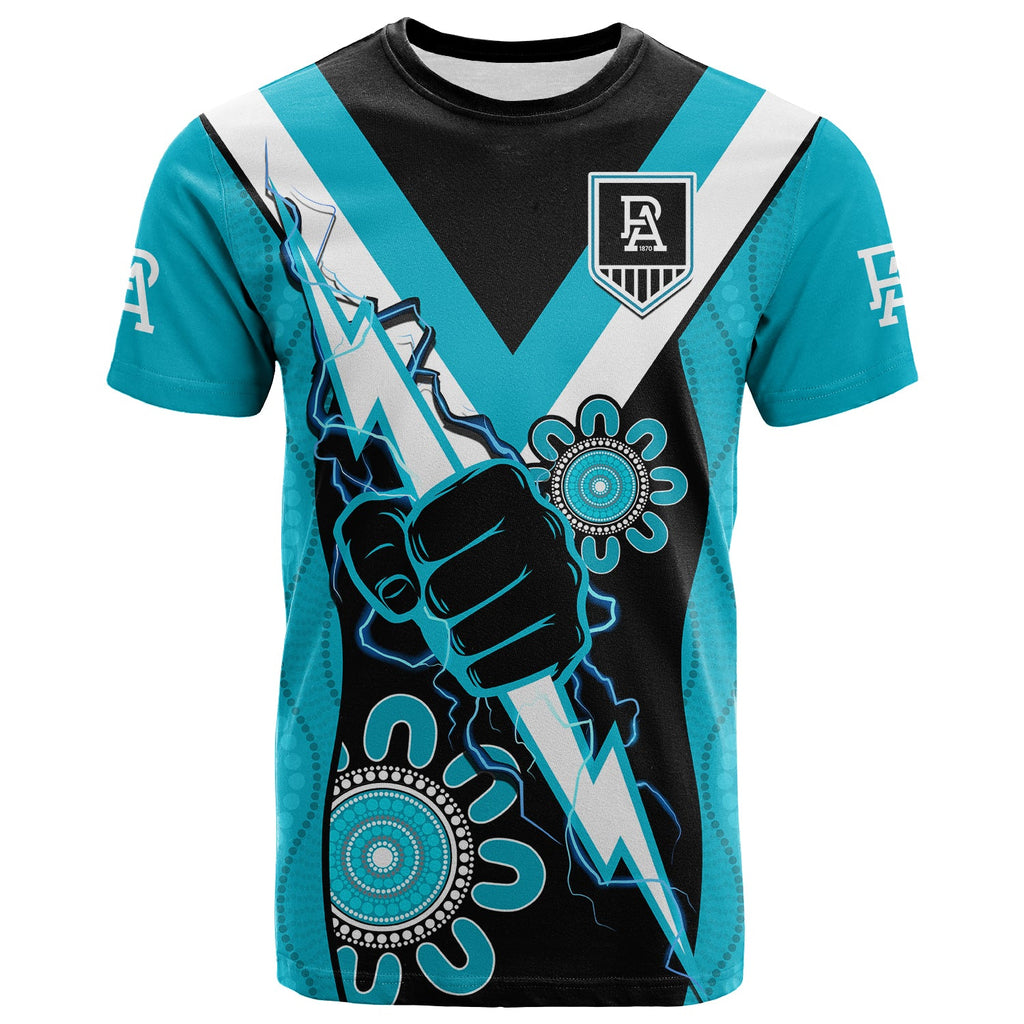 custom-text-and-number-port-adelaide-football-t-shirt-power-thunder-hand-mix-aboriginal-dynamic