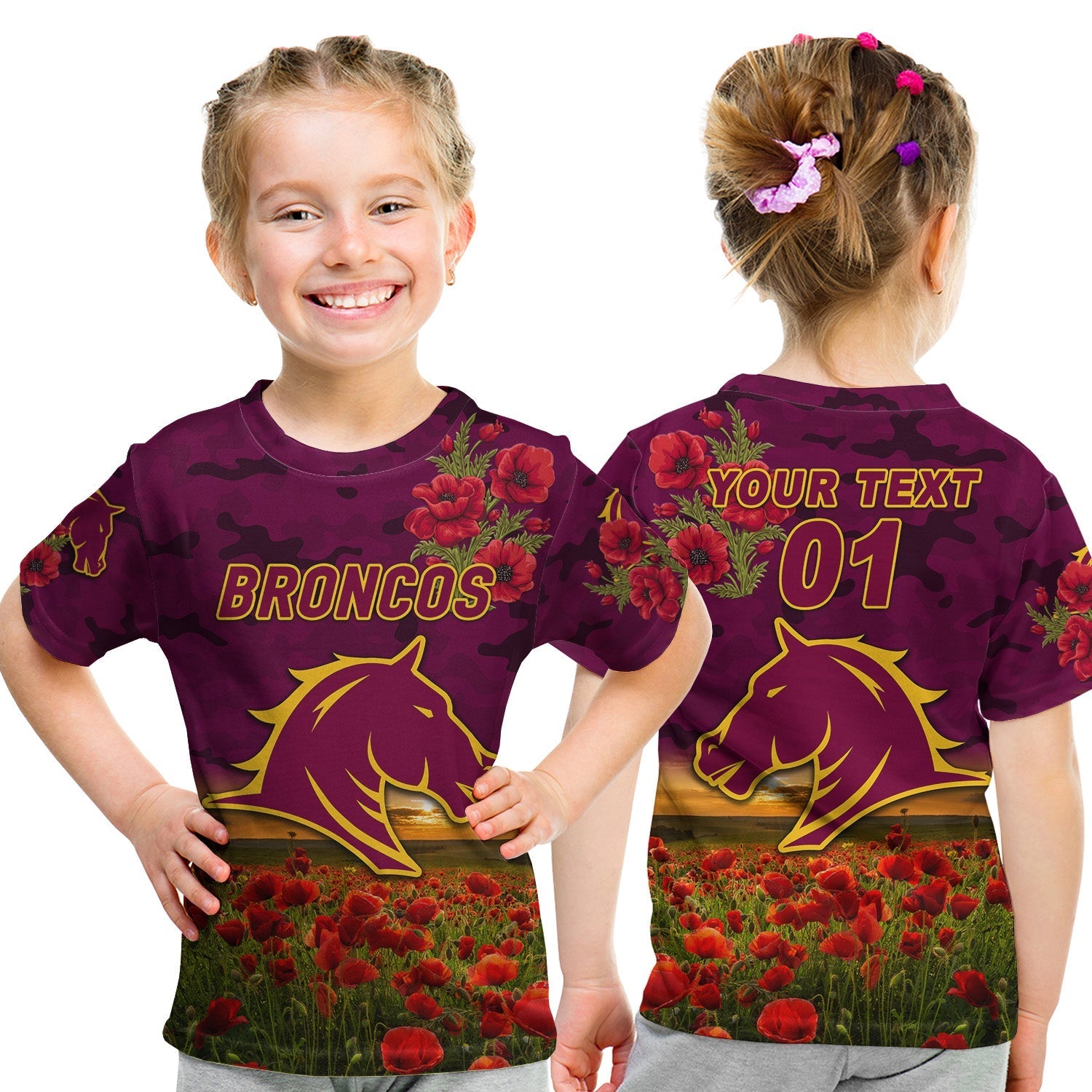 custom-personalised-brisbane-broncos-anzac-2022-t-shirt-poppy-flowers-vibes