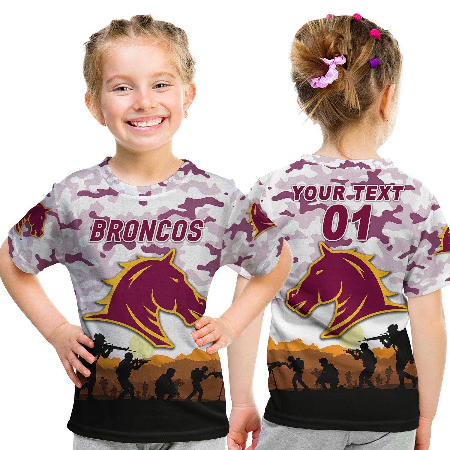 custom-personalised-brisbane-broncos-anzac-2022-t-shirt-simple-style-white