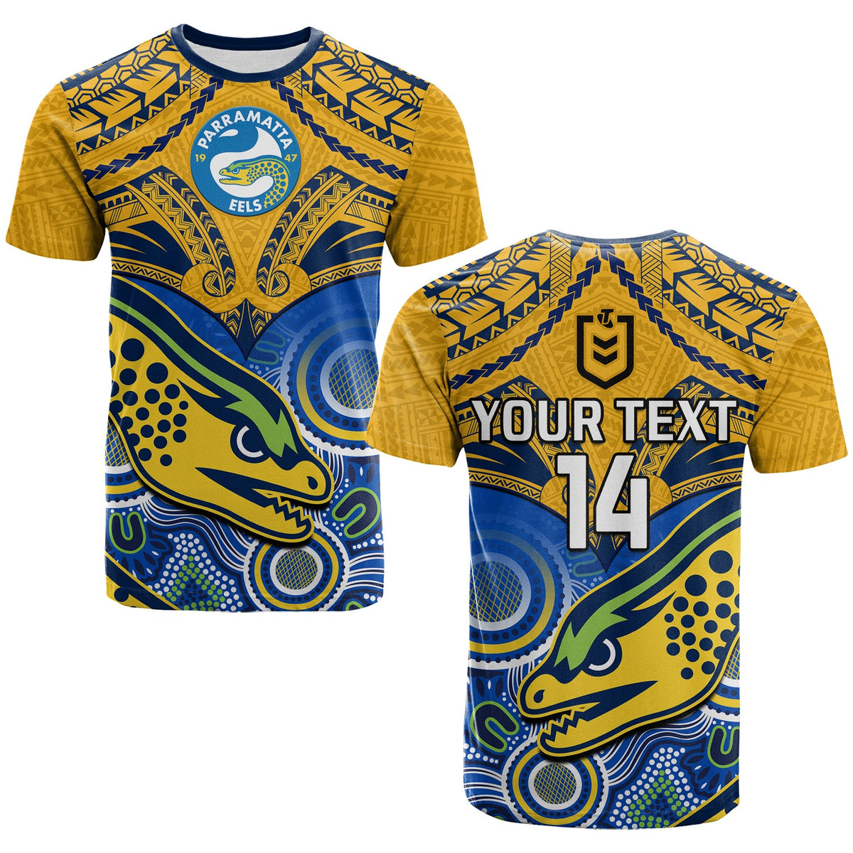 custom-text-and-number-parramatta-rugby-2023-t-shirt-go-eels-polynesian-mix-indigenous-art
