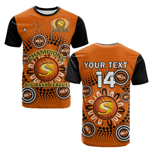 custom-text-and-number-perth-scorchers-cricket-t-shirt-indigenous-5th-champions-bbl-proud