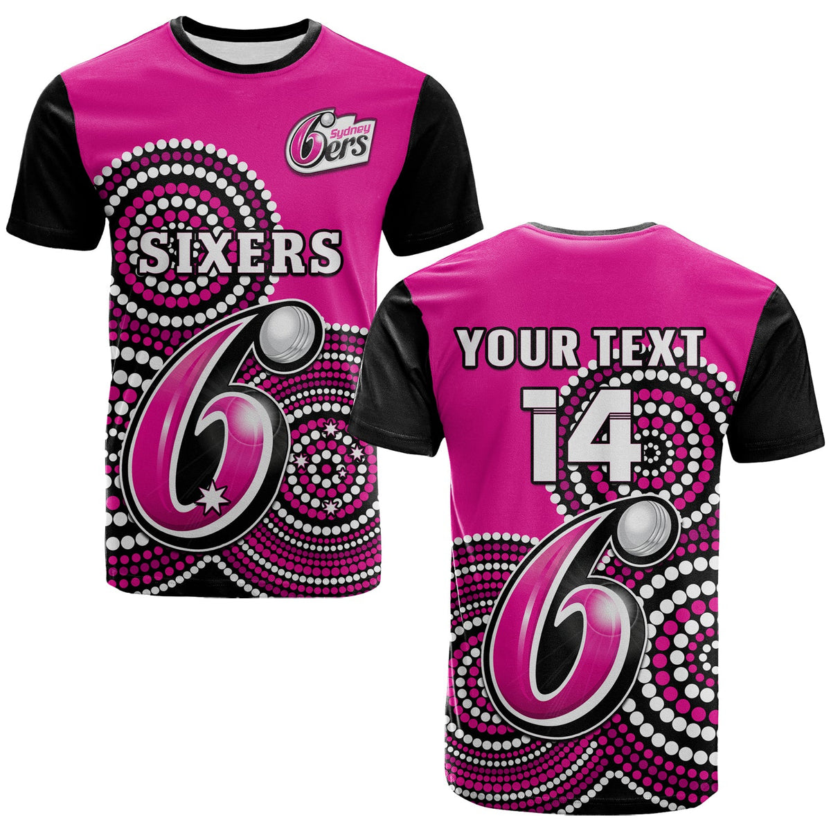 custom-text-and-number-sydney-sixers-cricket-t-shirt-champions-bbl12-proud-indigenous-art