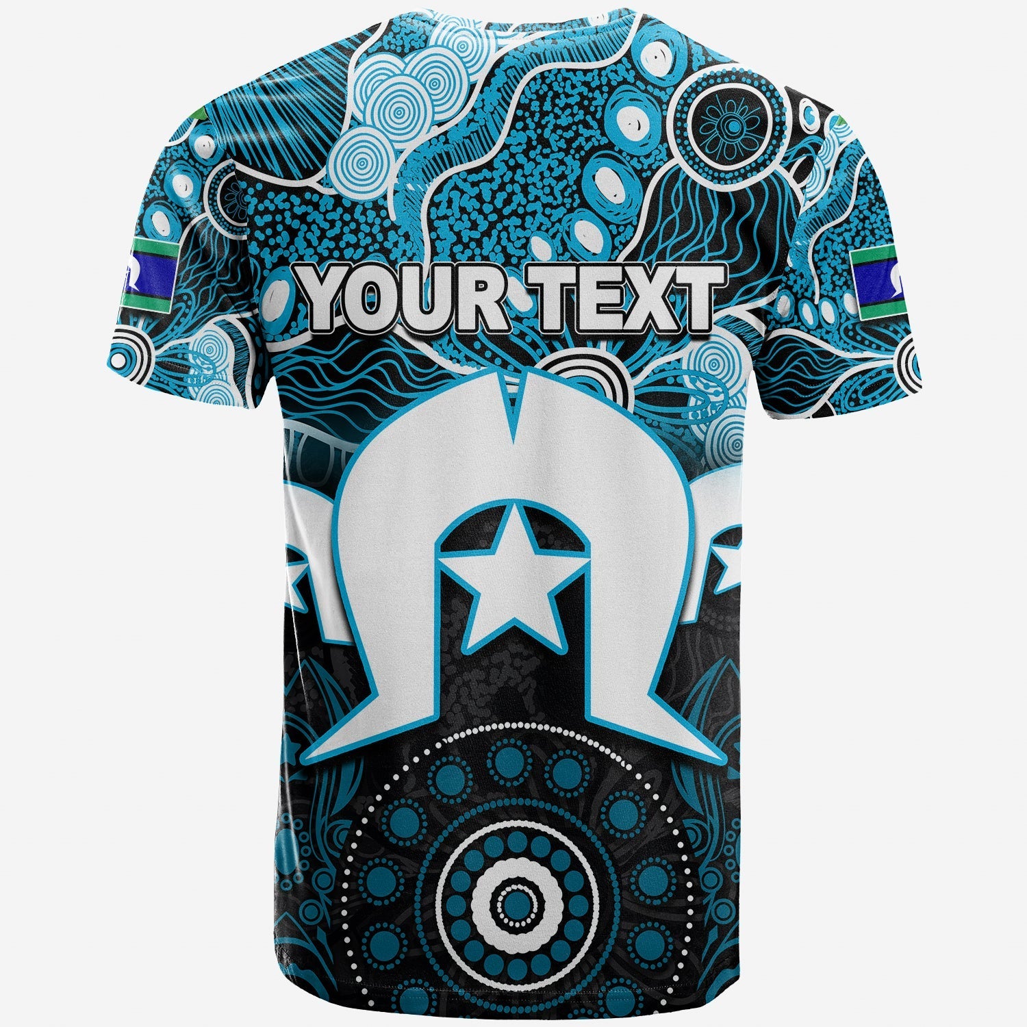 custom-personalisedsharks-torres-strait-islanders-mix-aboriginal-t-shirt