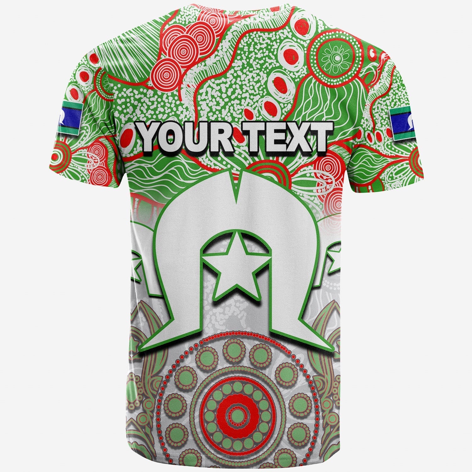 custom-personalisedrabbitohs-torres-strait-islanders-mix-aboriginal-t-shirt