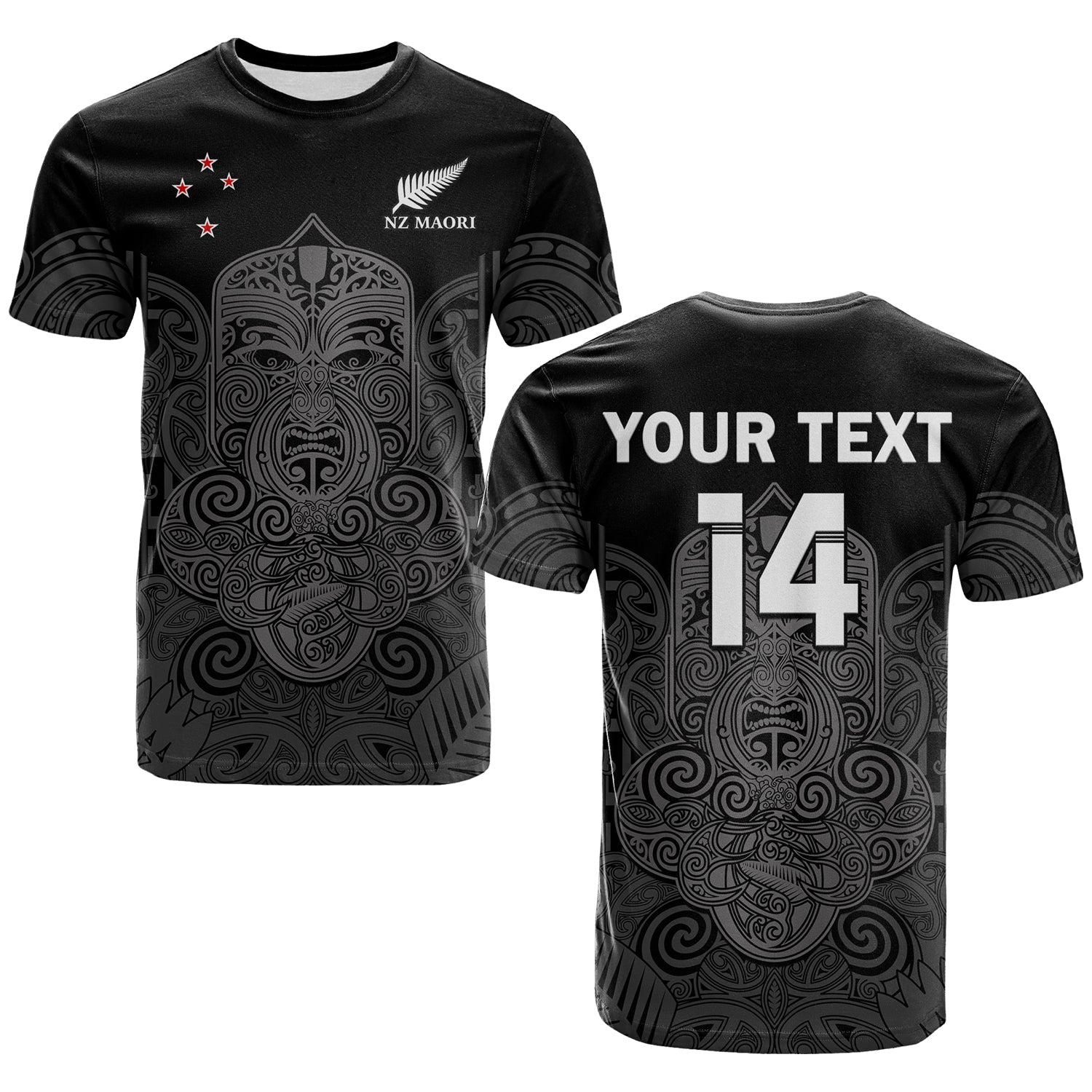 custom-text-and-number-new-zealand-tiki-rugby-t-shirt-nz-maori-koru-pattern-ver01