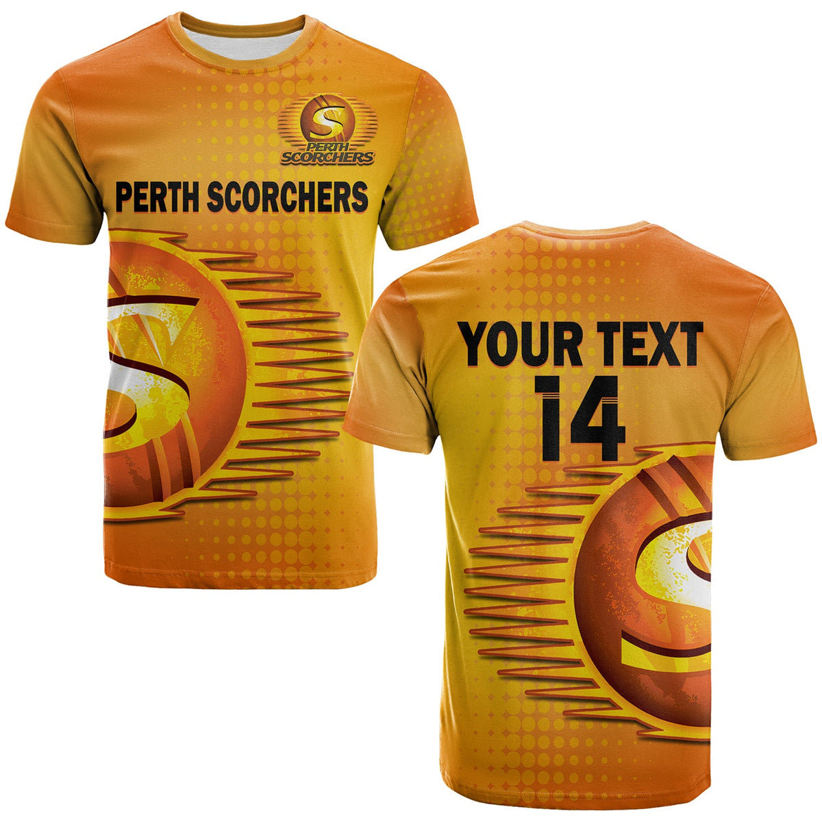custom-text-and-number-perth-scorchers-cricket-2023-t-shirt-simple-style