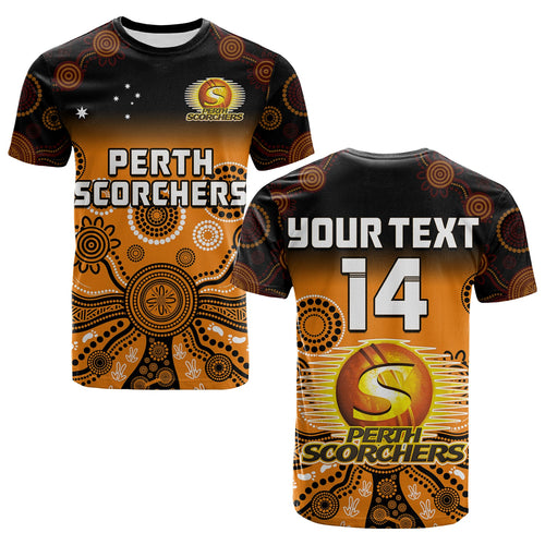 custom-text-and-number-perth-scorchers-t-shirt-gradient-aboriginal-dot-painting