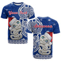 custom-personalised-new-zealand-christmas-t-shirt-hei-tiki-blue-pohutukawa-meri-kirihimete