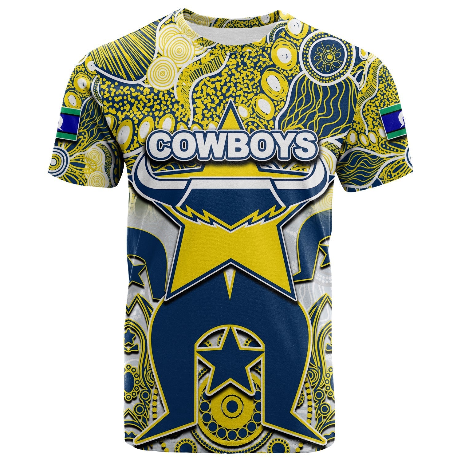 custom-personalisedcowboys-torres-strait-islanders-mix-aboriginal-t-shirt