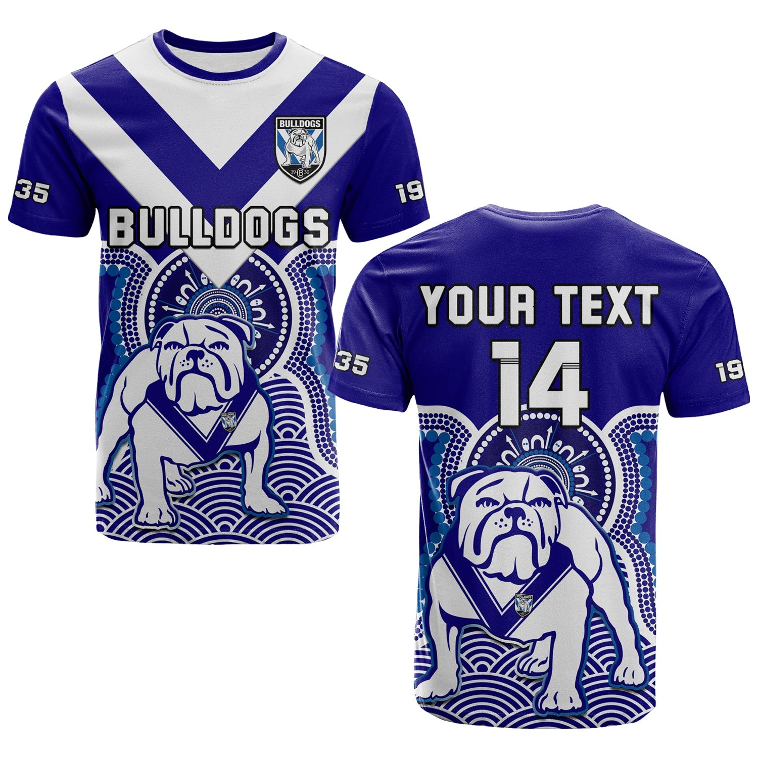 custom-text-and-number-bulldogs-rugby-t-shirt-canterbury-bankstown-1935-indigenous-artsy