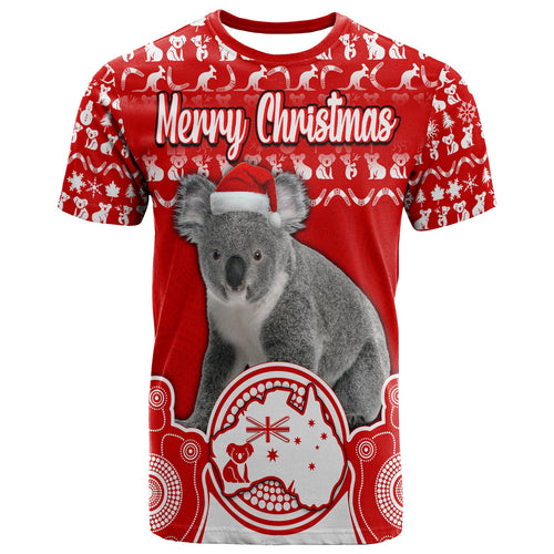 australian-koala-christmas-vibe-with-aboriginal-dot-painting-style-no2-t-shirt
