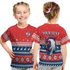custom-personalised-roosters-t-shirt-kid-merry-christmas-sydney