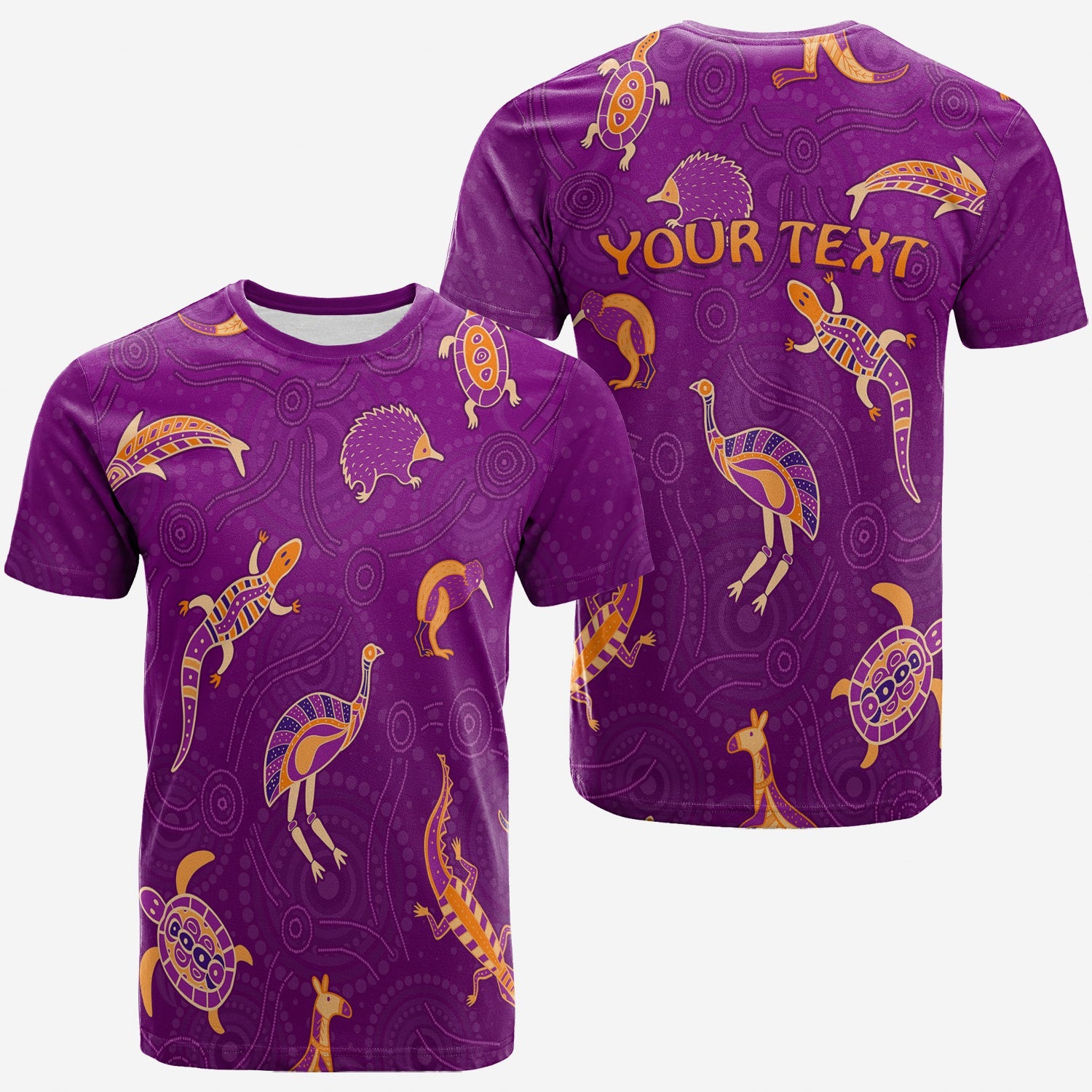 custom-personalised-aboriginal-art-t-shirt-animals-australia-version-purple