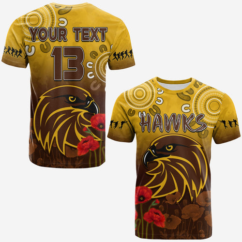 custom-text-and-number-hawks-anzac-2022-t-shirt-hawthorn-football-aboriginal-poppy