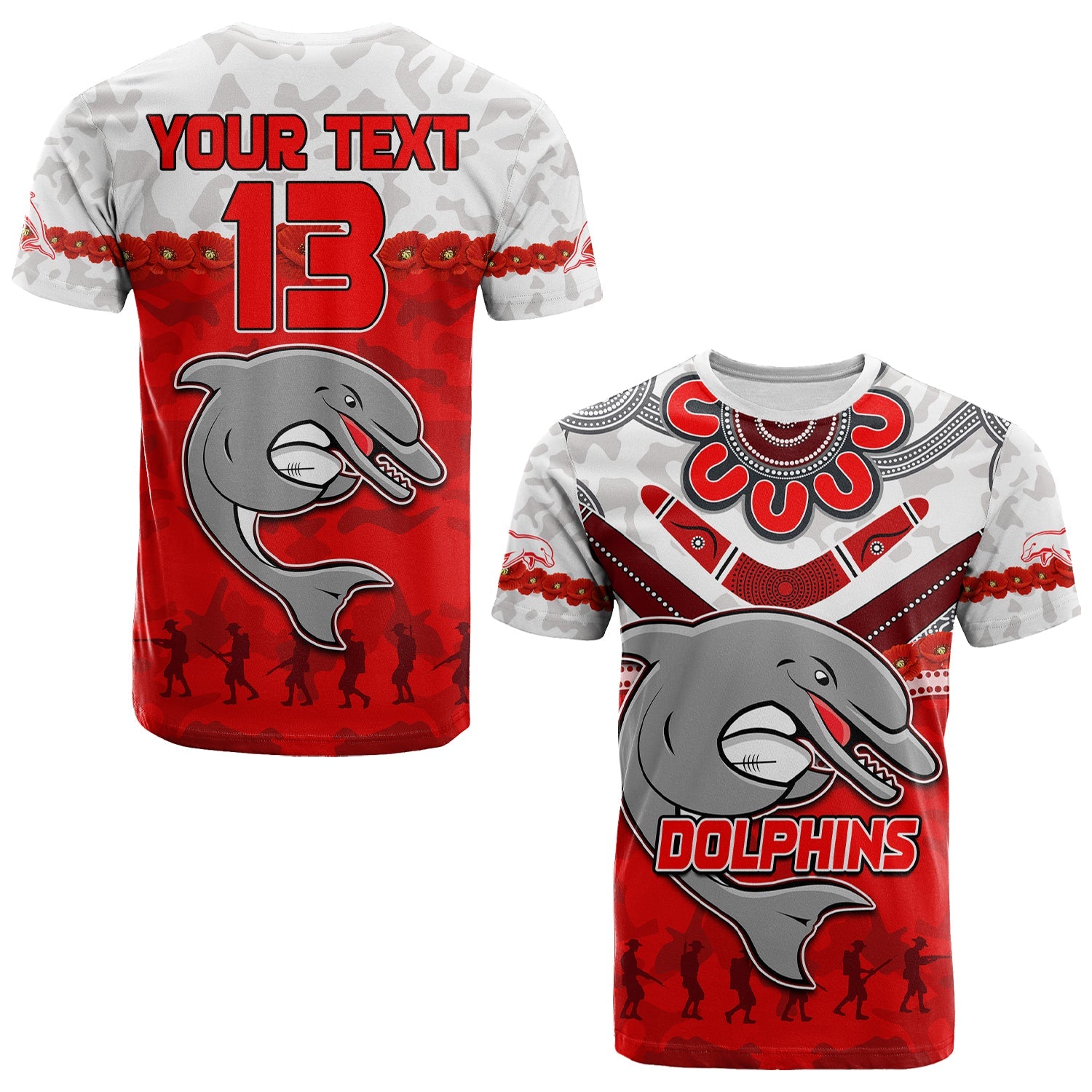 custom-text-and-number-dolphins-rugby-t-shirt-anzac-day-poppy-aboriginal