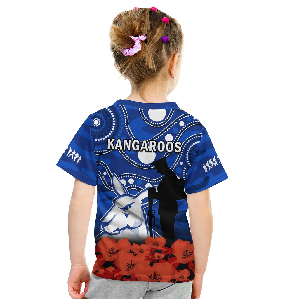 north-melbourne-football-anzac-2023-t-shirt-kid-kangaroos-aboriginal-mix-poppy-camouflage