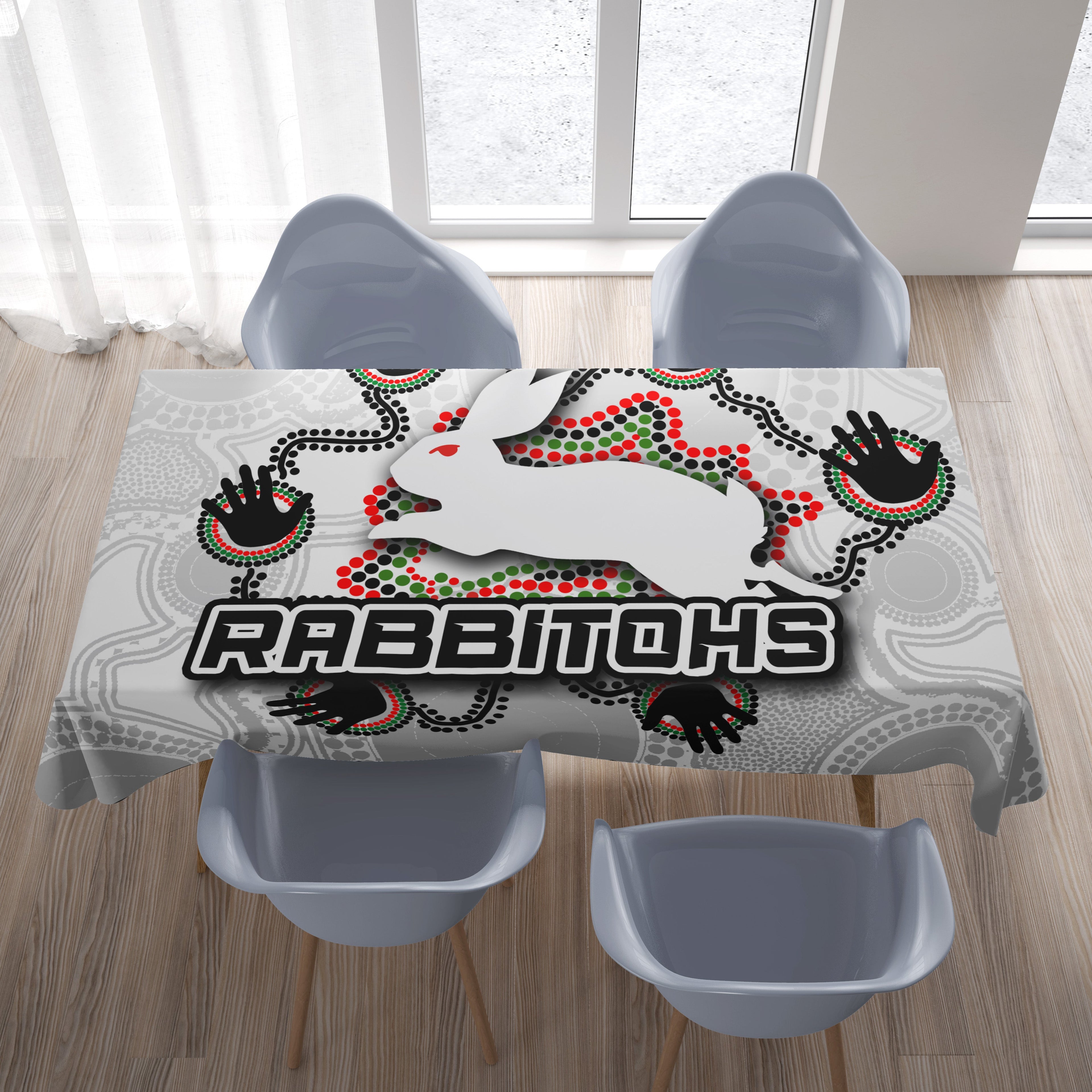 south-sydney-rabbitohs-tablecloth-aboriginal-hand