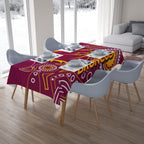 brisbane-broncos-tablecloth-aboriginal-symbol