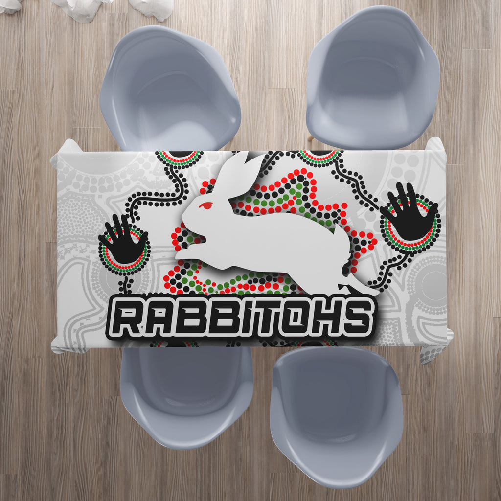 south-sydney-rabbitohs-tablecloth-aboriginal-hand