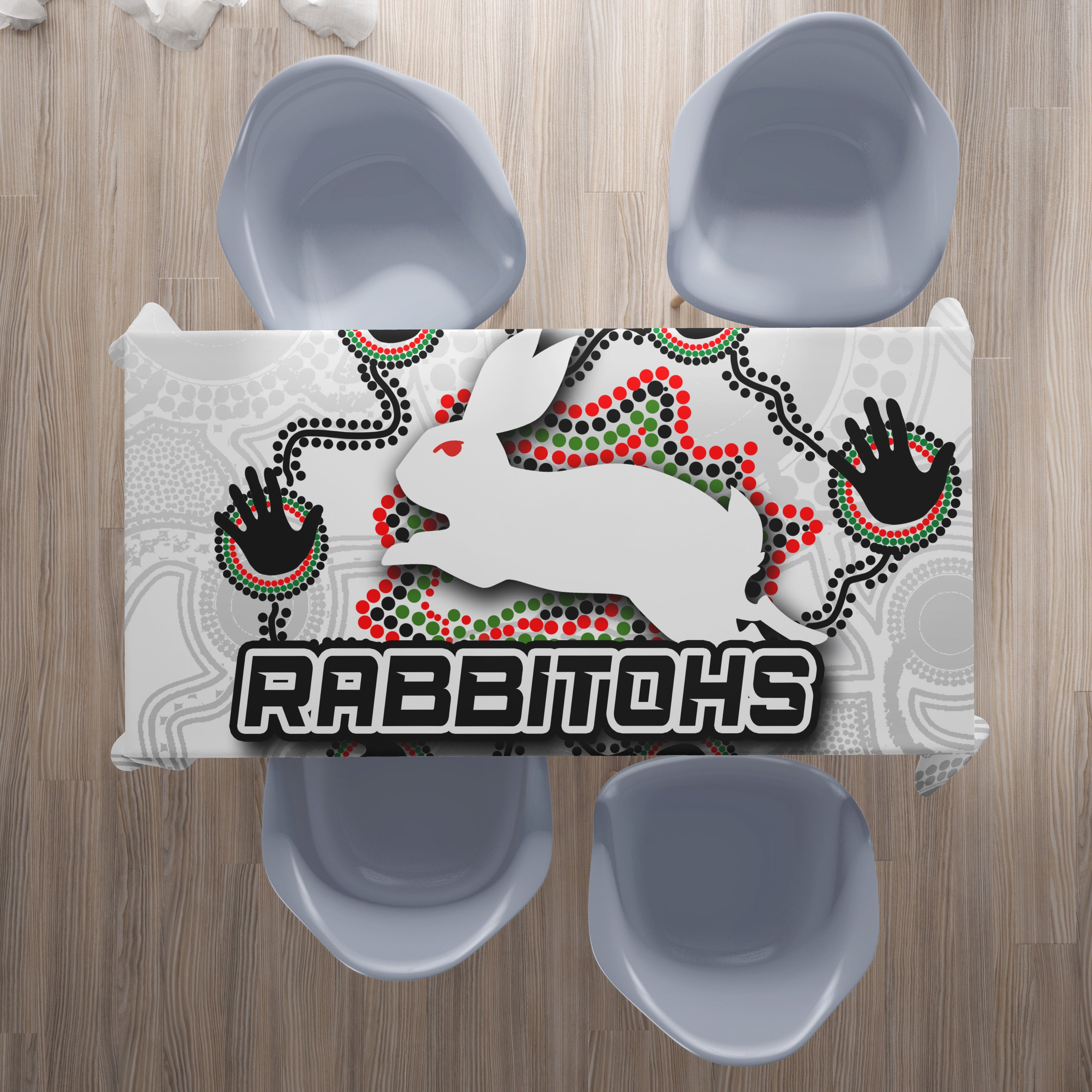 south-sydney-rabbitohs-tablecloth-aboriginal-hand