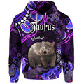 custom-personalised-australian-astrology-zip-up-and-pullover-hoodie-taurus-wombat-zodiac-aboriginal-vibes-purple