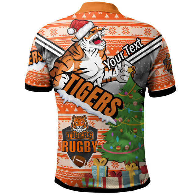 tigers-rugby-polo-shirt-custom-christmas-tree-tigers-rugby-ball-polo-shirt