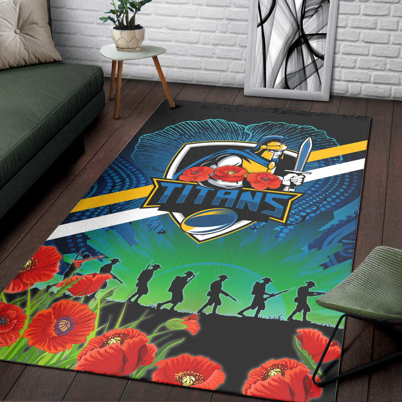 titans-rugby-area-rug-custom-anzac-titans-rugby-logo-area-rug