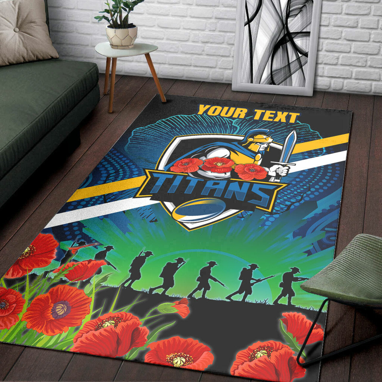 titans-rugby-area-rug-custom-anzac-titans-rugby-logo-area-rug