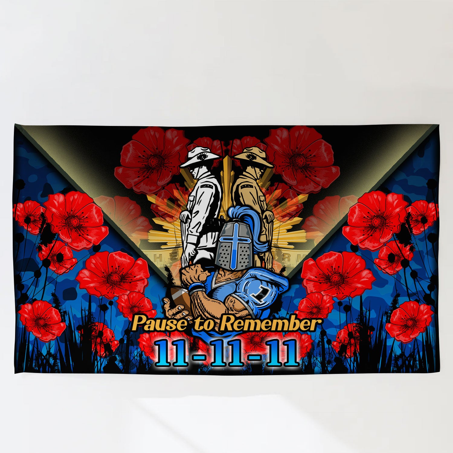 titans-rugby-flag-remembrance-day-pause-to-remember-flag